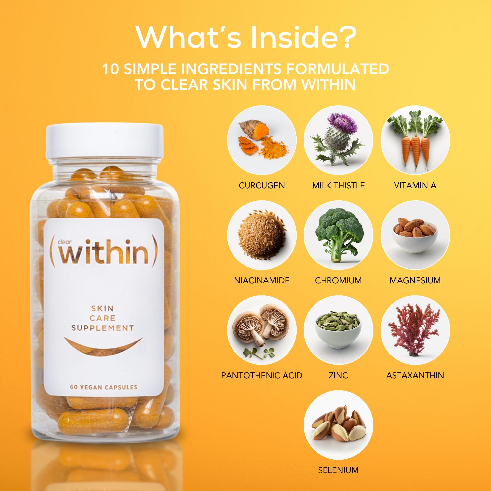 Clear Within Acne Fighting Capsules: cápsulas que apoyan piel limpia con manejo de imperfecciones