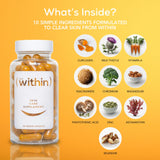 Clear Within Acne Fighting Capsules: cápsulas que apoyan piel limpia con manejo de imperfecciones