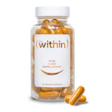 Clear Within Clear Skin Vitamin: botella visible para piel más clara
