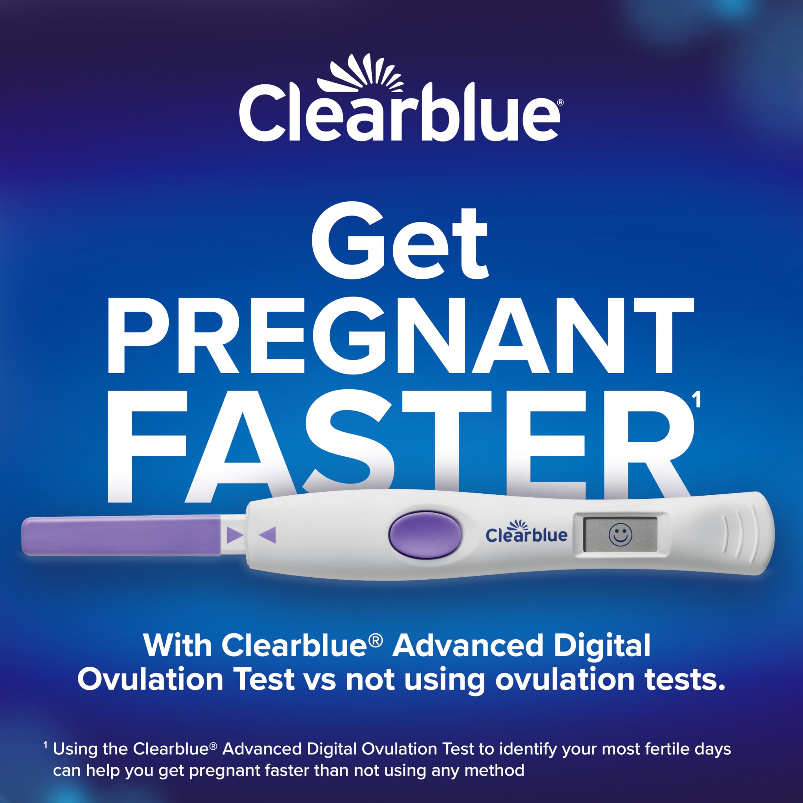 Clearblue Detección de LH y estrógeno para mayor precisión en días fértiles.