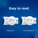 Clearblue ofrece más de 99% de precisión desde la fecha esperada.