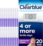 Clearblue tiras de ovulación digital avanzadas para seguimiento diario de la fertilidad