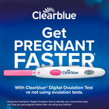 Clearblue tiras ovulación digital, uso sencillo para pruebas de LH en casa.