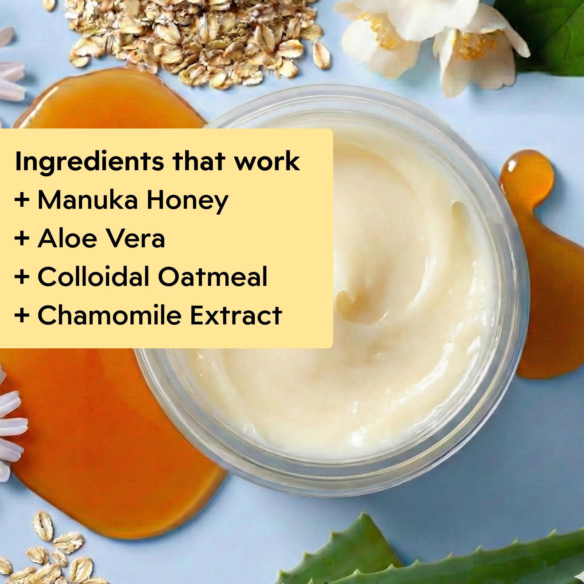 Clearbody Organics aloe y miel de Manuka hidratación diaria