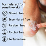 Piel irritada se beneficia de la crema suave y calmante de Manuka.