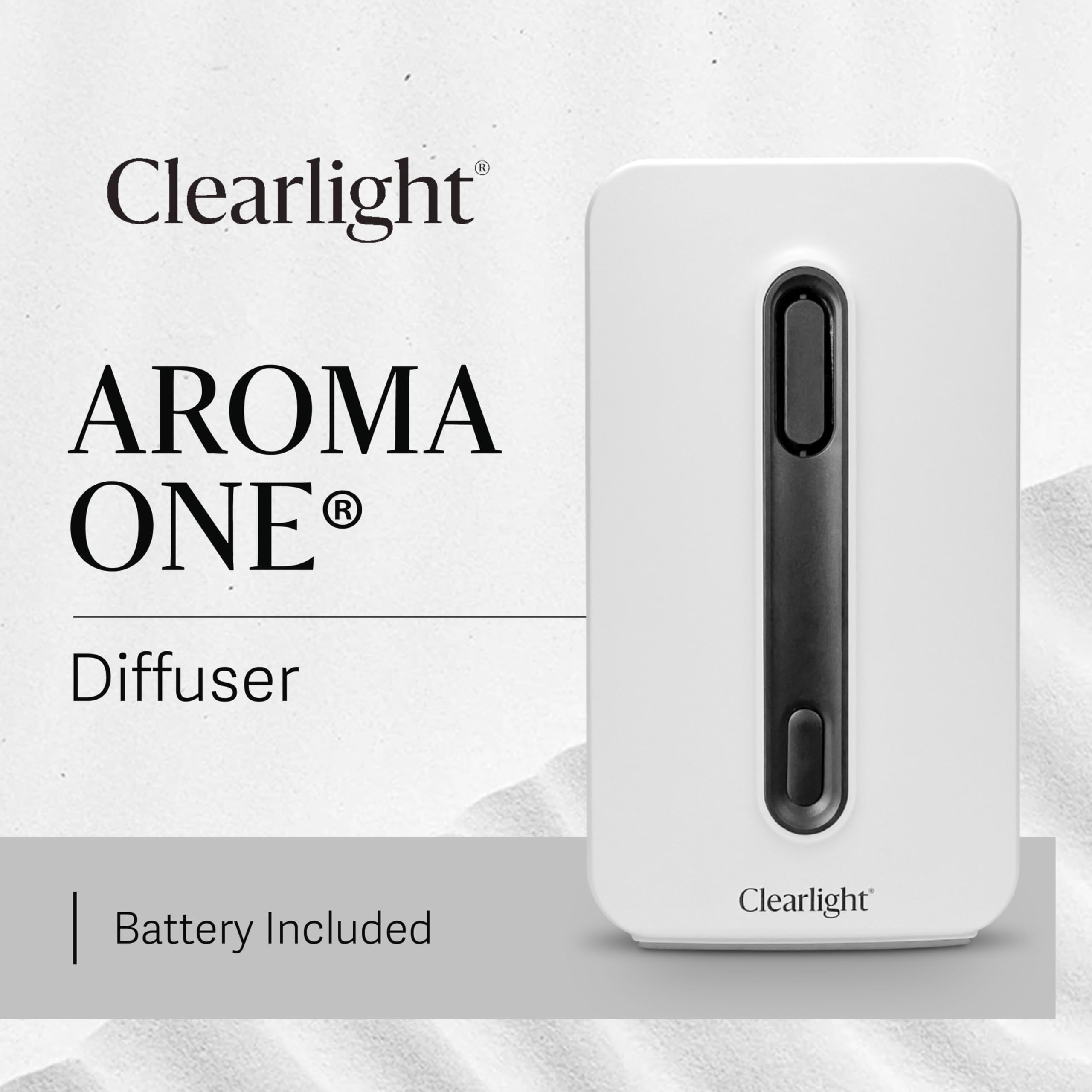 Difusor Clearlight con batería ofrece difusión continua de 4 horas para sesiones de yoga.