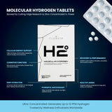 La tableta CLENVIA se disuelve en agua para hidratar sin sabor.