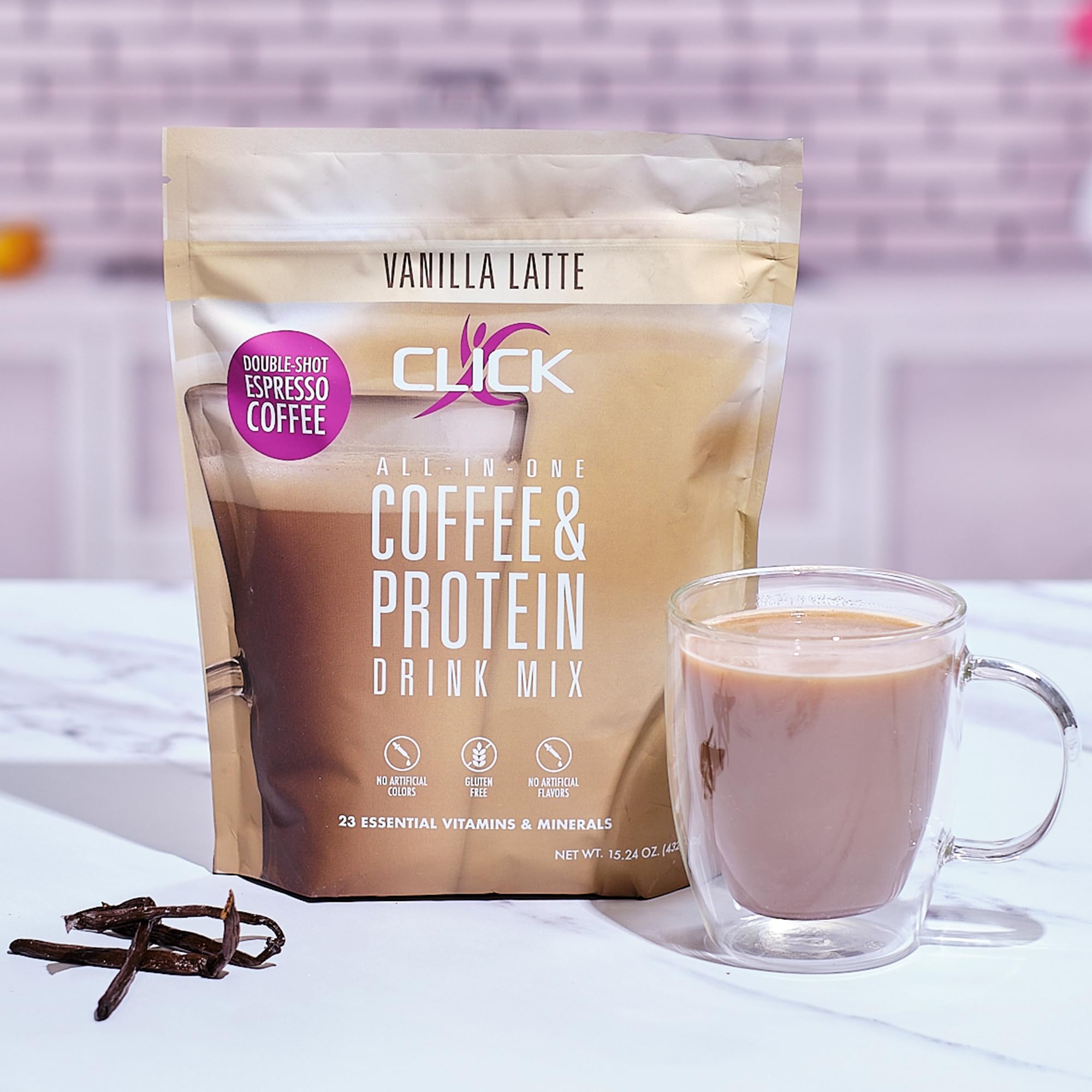Click bebida proteina energizante: solución rápida para el día.
