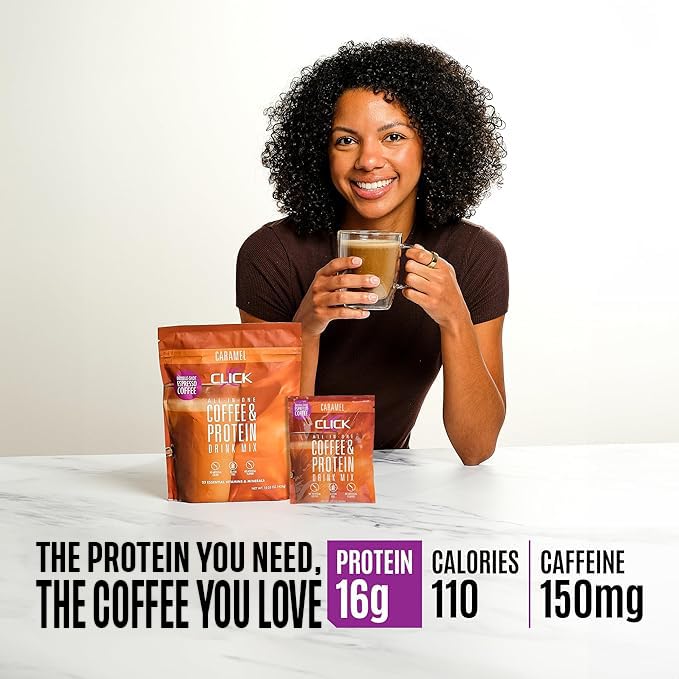 Click Cafeína Natural 150 mg para impulso rápido