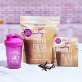 Click sabor vainilla proteina cafe: sabor suave y agradable.