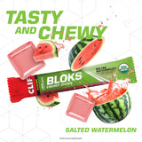 Cada cubo CLIF BLOKS aporta 33 calorías y carbohidratos para ritmo sostenido