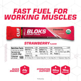CLIF BLOKS cubos de 33 calorías para repuestos rápidos durante carrera.