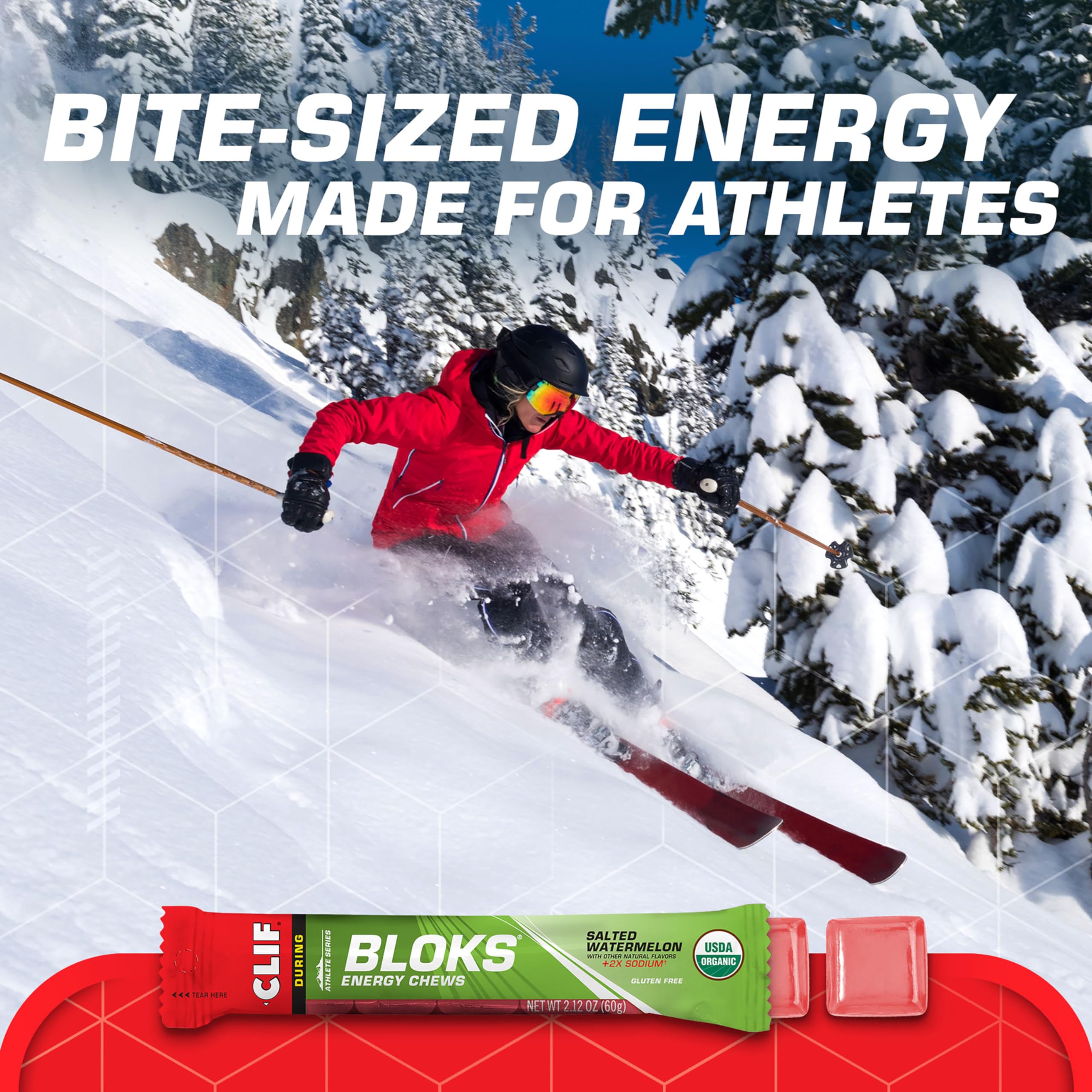 Gominolas CLIF BLOKS para energía rápida durante ciclismo