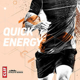 CLIF BLOKS etiqueta naranja libre de OGM para entrenar.