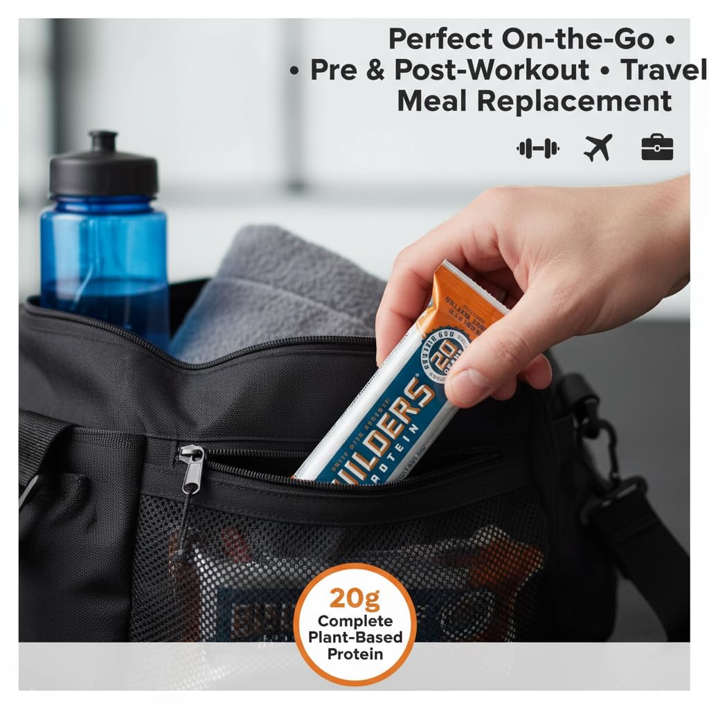 CLIF Builders barras para viajar, snack práctico y nutritivo