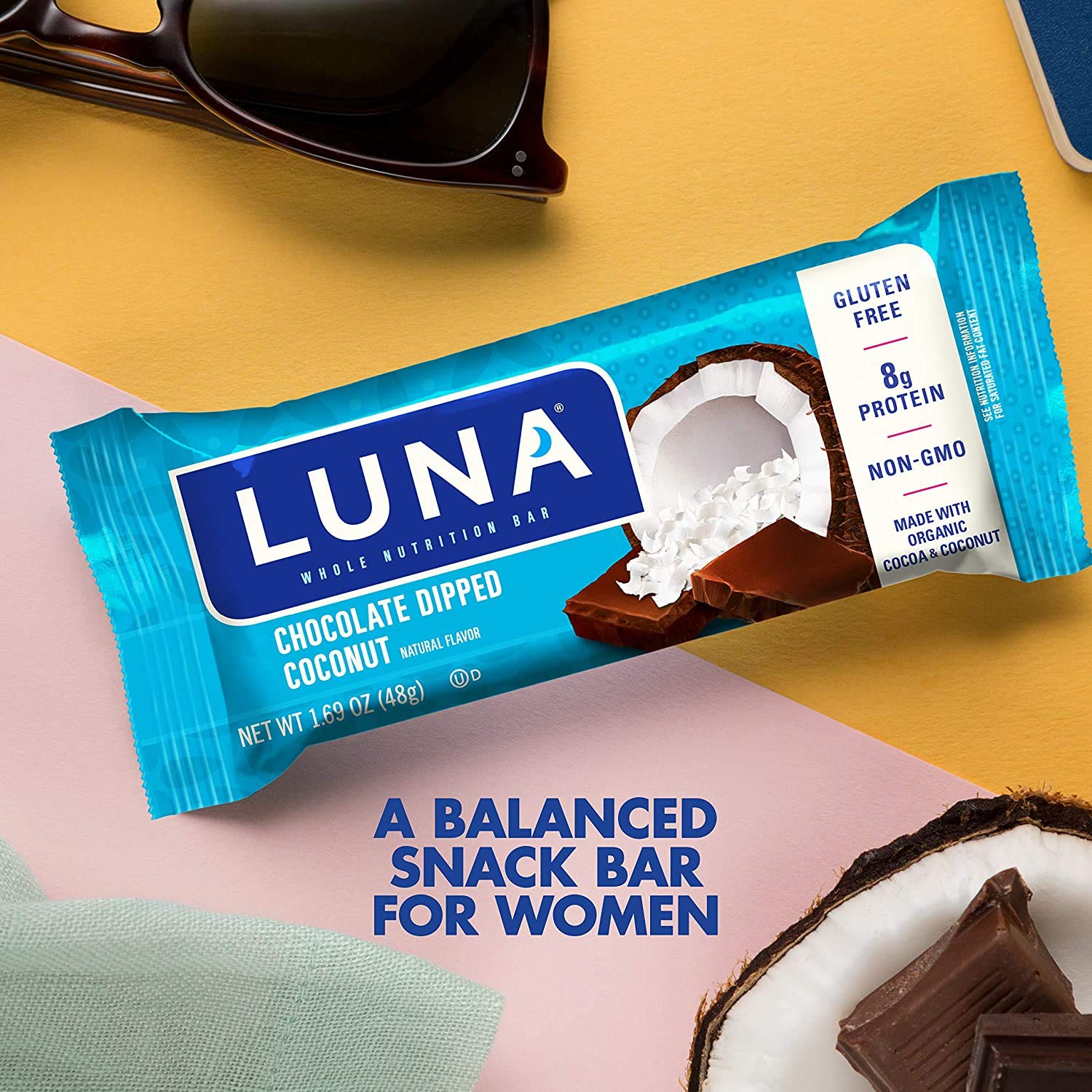 LUNA BAR CLIF, snack portátil para la ruta diaria.
