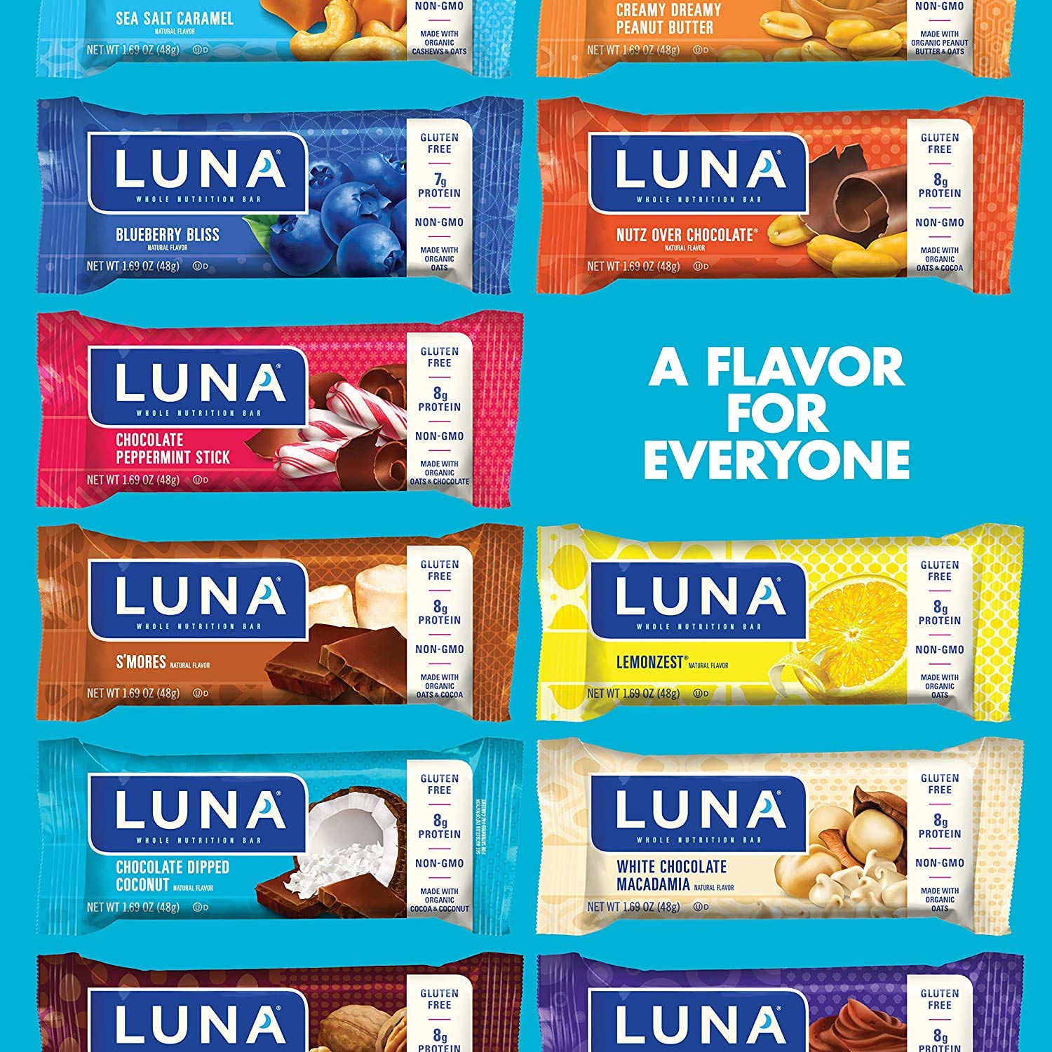 Textura suave de LUNA BAR CLIF con coco y chocolate.