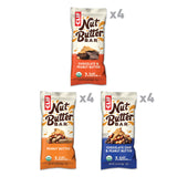 CLIF Barra Nut Butter sabor chocolate con trocitos de cacahuete, snack sabroso.