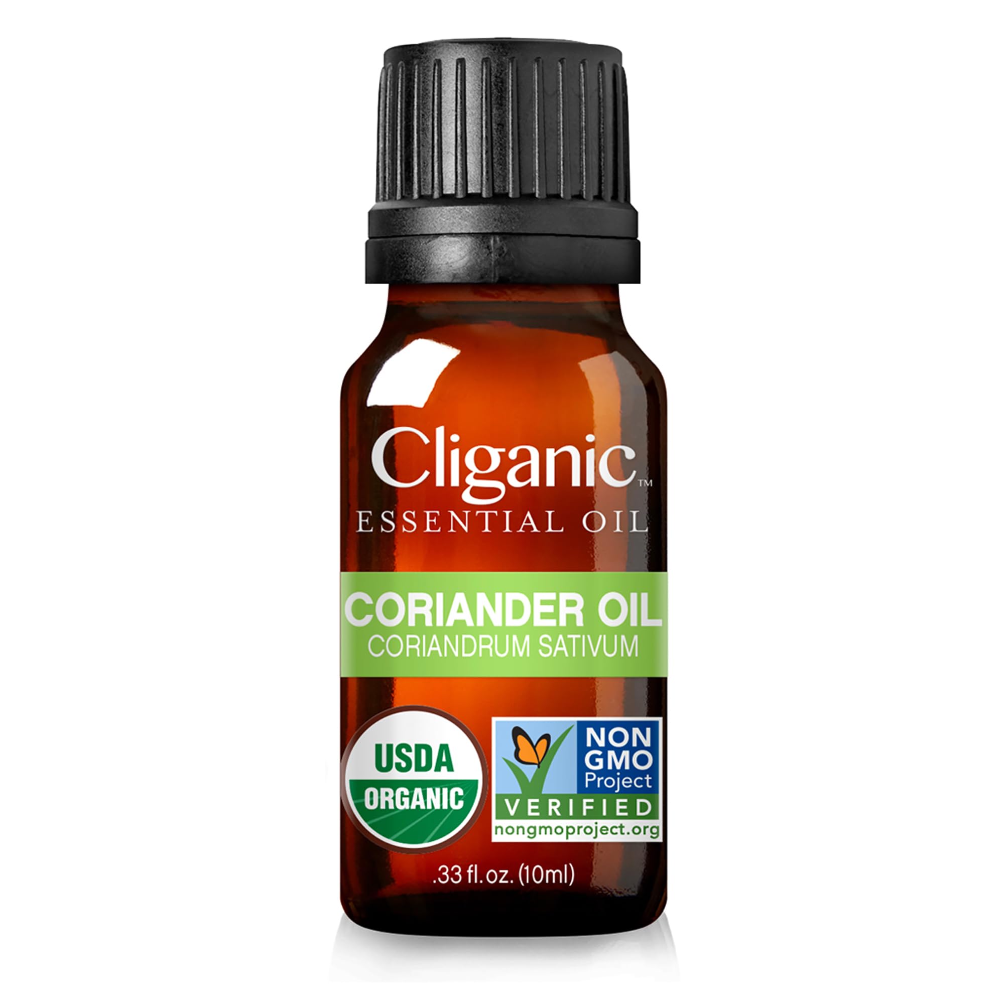 Cliganic cilantro aceite esencial - aroma intenso para ambientes frescos.