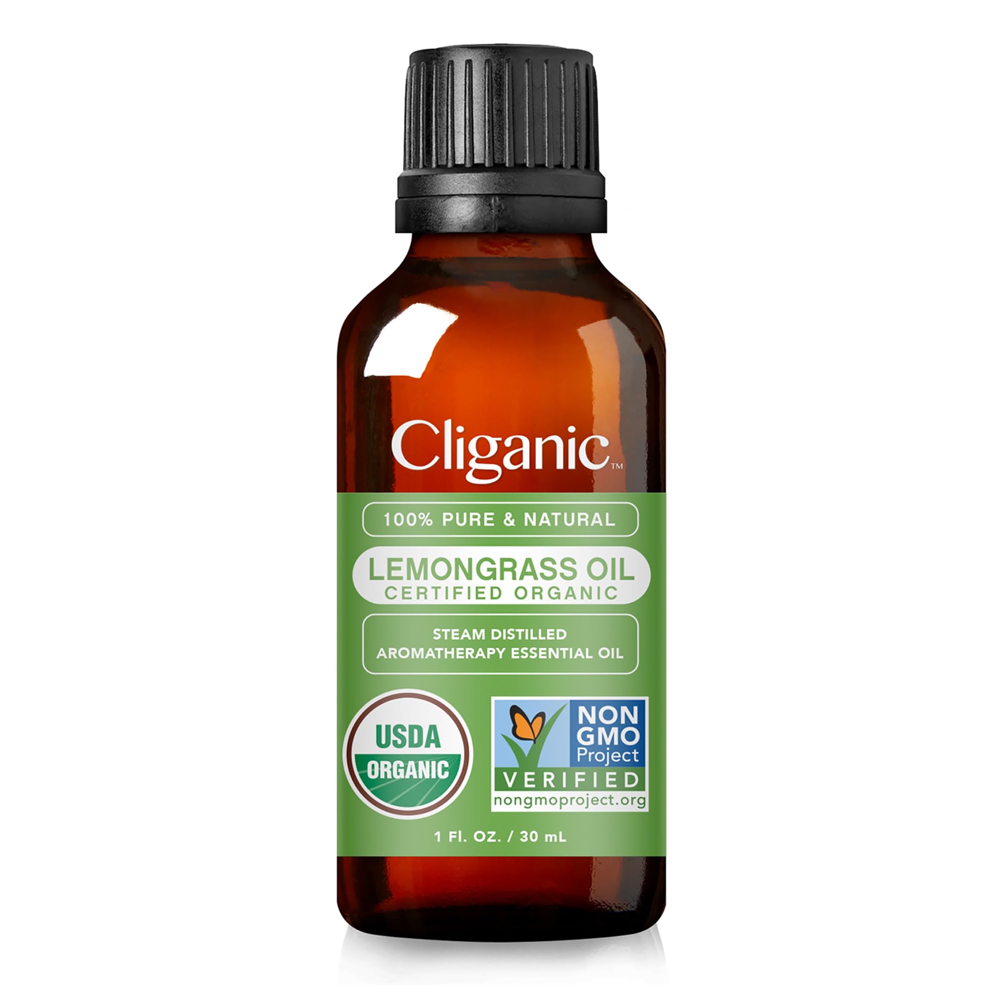 Cliganic aceite esencial citronela, etiqueta orgánica: garantía de calidad