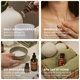 Frasco de aceite de pino Cliganic facilita controlar la dosis aromática.