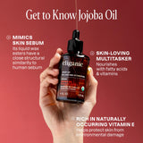 Cliganic Jojoba Orgánico sin aditivos vegano libre de crueldad, uso facial