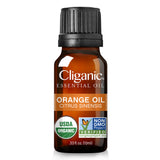 Cliganic Aceite Naranja Orgánico 10ml dosificación precisa para difusor.