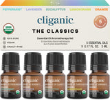 Cliganic aceites esenciales menta: aroma fresco para difusor.