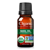 Cliganic Aceite de Albahaca Orgánico, prueba de pureza por laboratorio independiente.