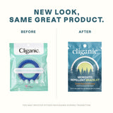Cliganic banda antimosquitos con aceites esenciales, repelente suave para la piel.