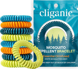 Cliganic banda antimosquitos con empaque individual, fácil de llevar en cualquier salida.