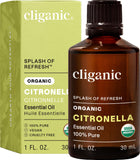 Cliganic Citronela, botella para difusor: aroma fresco para ambientes.