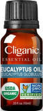 Cliganic aceite puro de eucalipto, listo para uso en difusor.