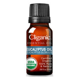 Difusor activando aroma fresco con Cliganic eucalipto orgánico.