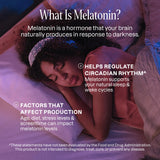 Gomitas Cliganic melatonina, dosis de 10 mg para descanso nocturno