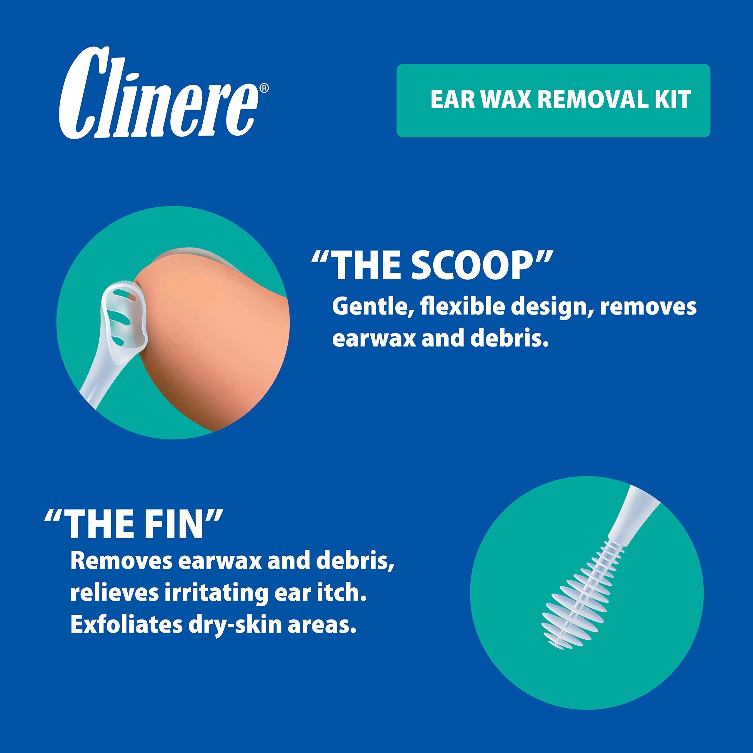 Clinere kit-cerumen-oxigeno: peróxido libera oxígeno para descomponer cerumen