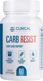 Clinical Effects Carb Resist, caja de cápsulas, posible apoyo a la gestión de carbohidratos