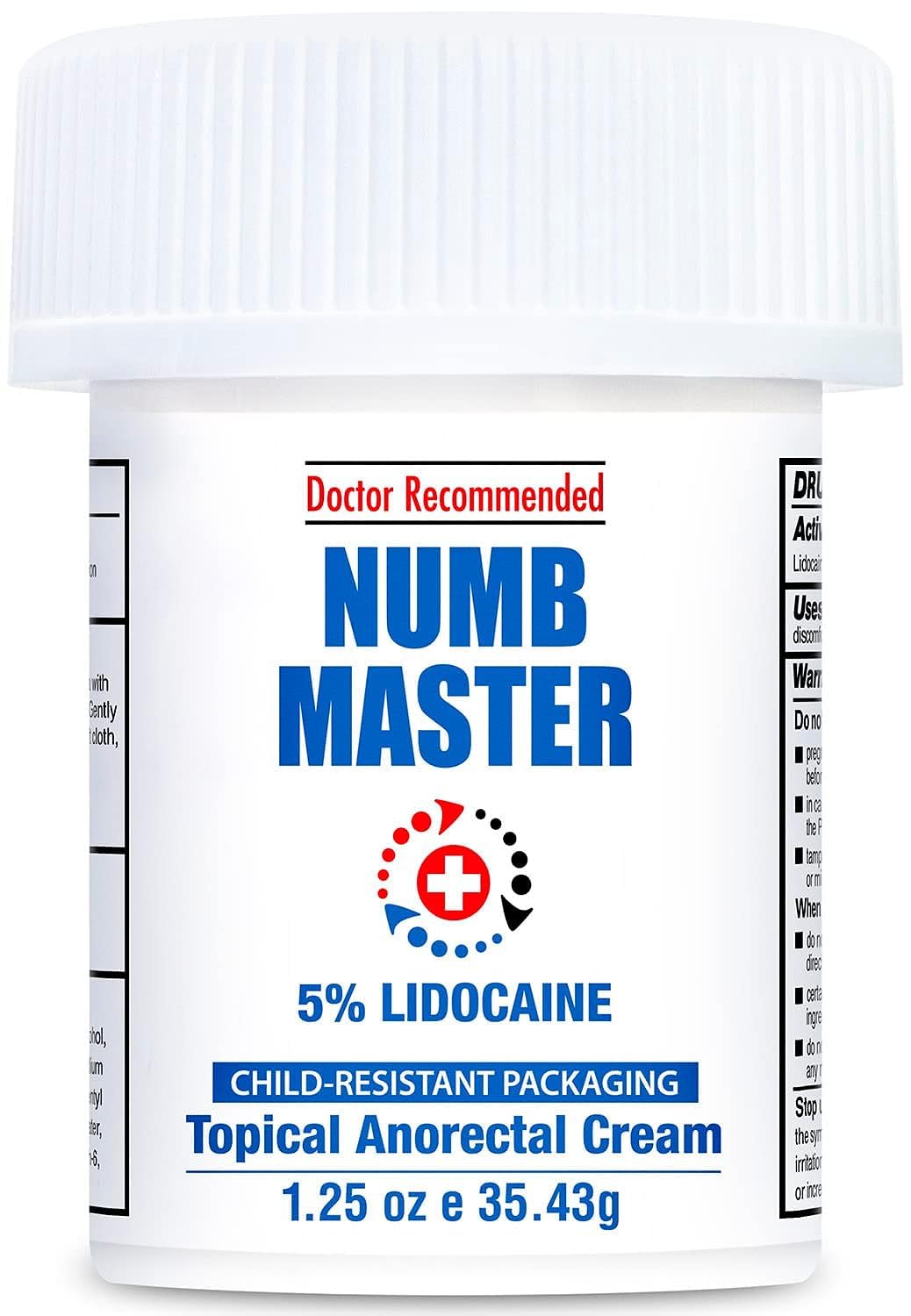 Penetración cutánea rápida gracias a la fórmula liposómica de Numb Master.