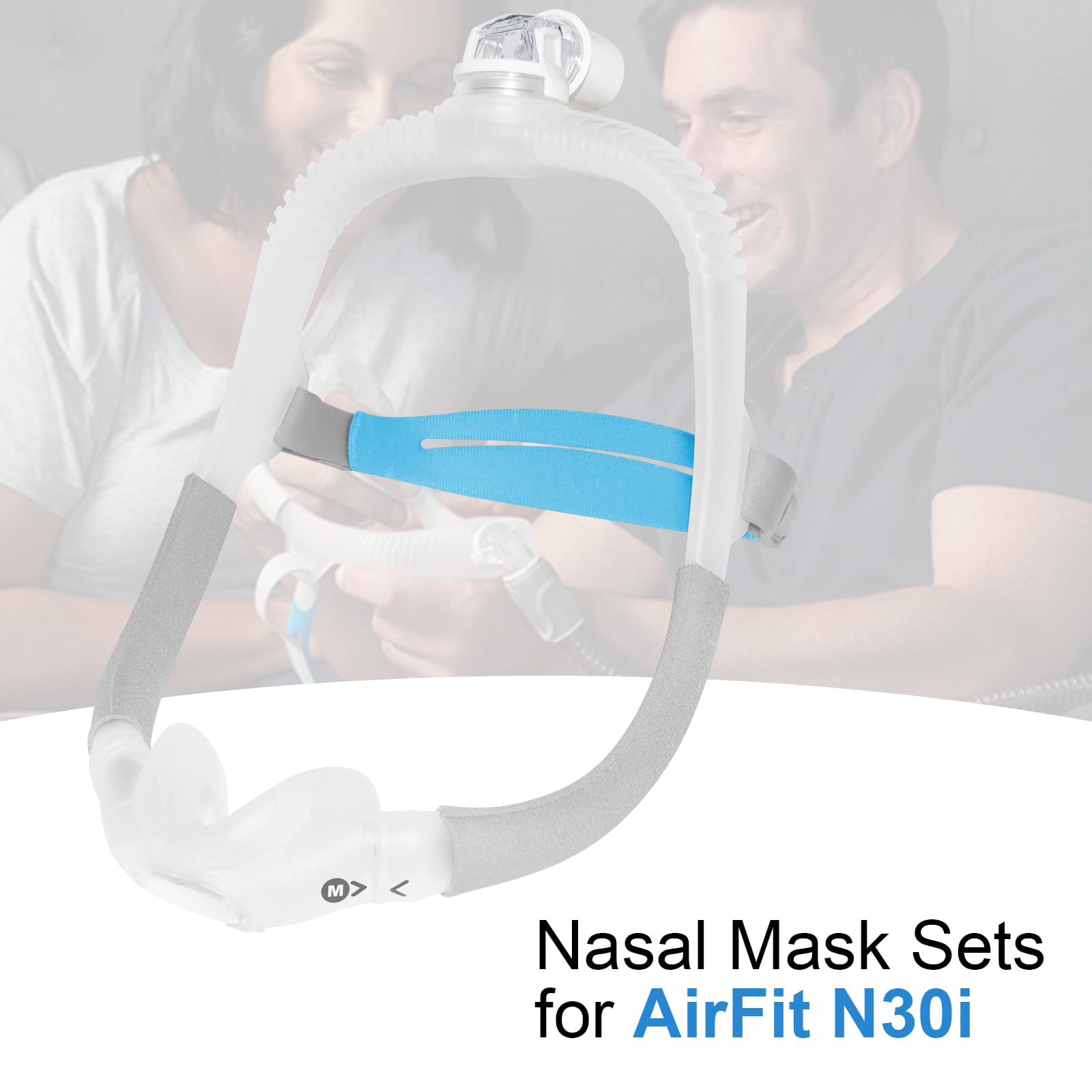 Codo de liberación rápida CLNRMA AirFit N30i permite desconectar sin quitar la máscara