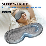 CLOMAY antifaz 3D contorno para dormir evita presión ocular y molestias.