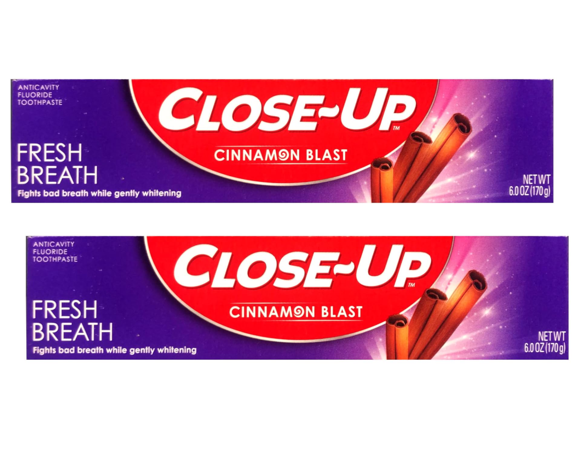 Close Up Canela pasta dental apta para ninos mayores de 2 anos
