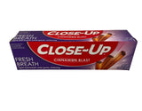Close-Up pasta dental fluor, gel rojo, en tubo de 4 onzas, pack de 3.