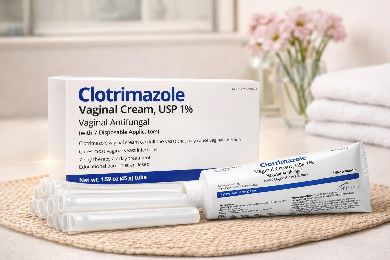 Clotrimazole crema vaginal aplicación: facilita la aplicación externa e intravaginal.