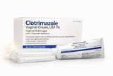 Clotrimazole crema vaginal empaque: presentación práctica para almacenamiento seguro.