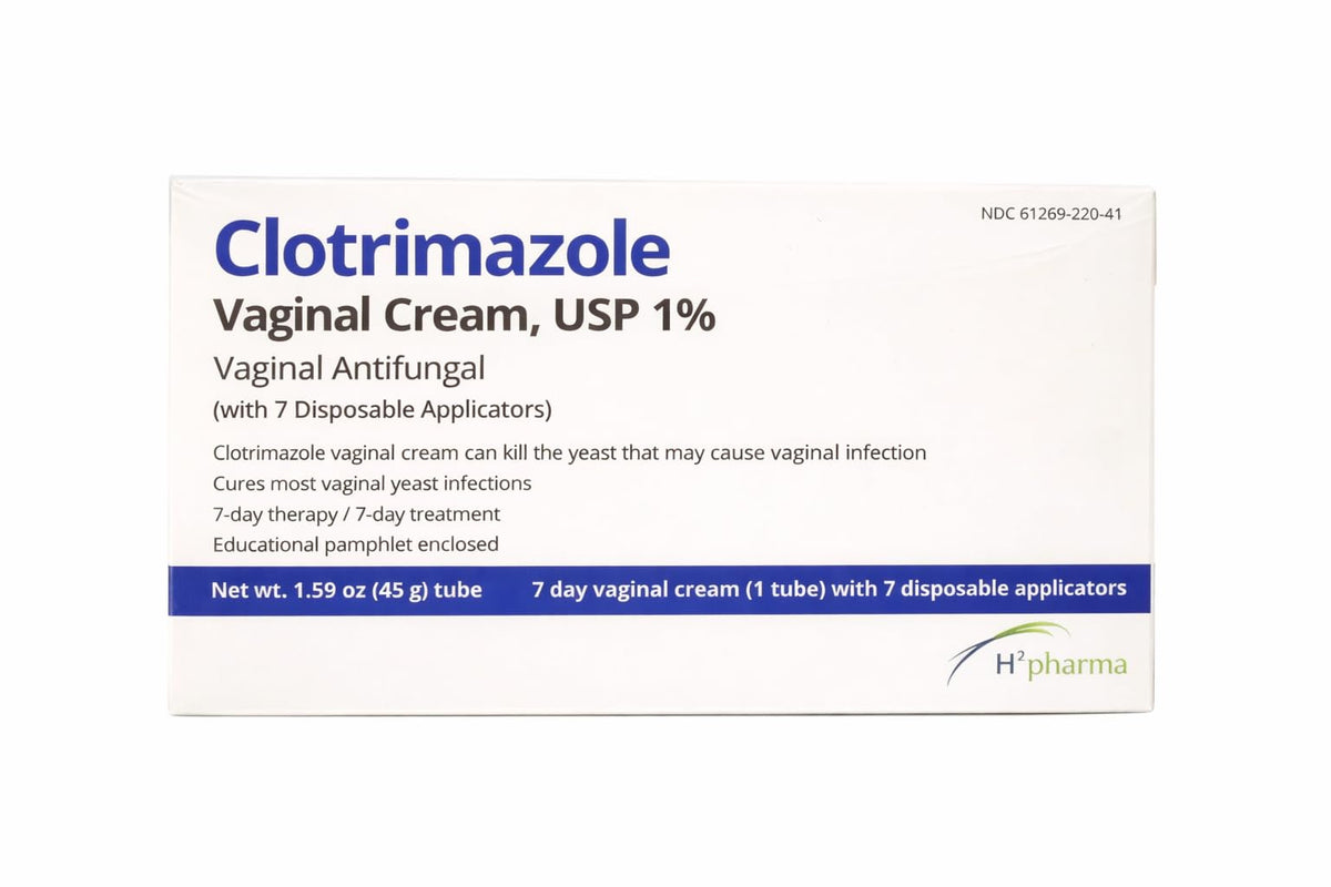 Clotrimazole crema vaginal tubo 45 g: aplicación cómoda para infecciones por hongos.