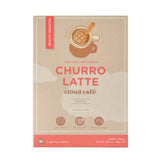 Clöud Café sobres churro latte con colágeno, listo para disfrutar.