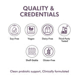 CLOUD9 Biome Balance ingredientes sin lácteos ni gluten, apto vegan.