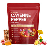 CNCHEF Cayenne Softgels: cápsulas sueltas, consumo cómodo en casa o viaje