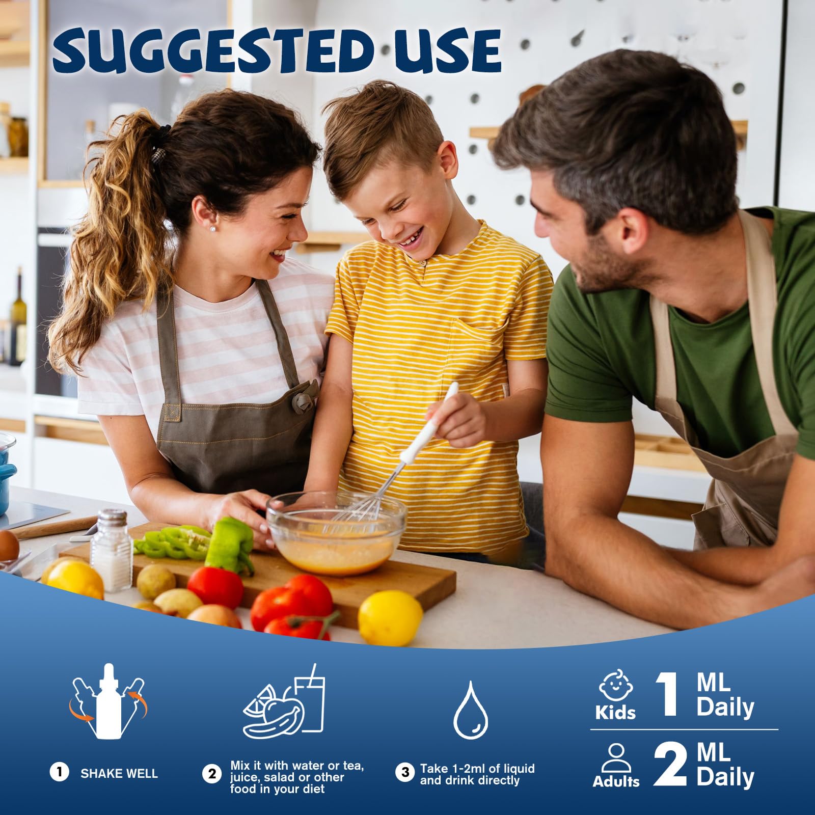 Ingrediente sin GMO y vegano CNCHEF Gotas