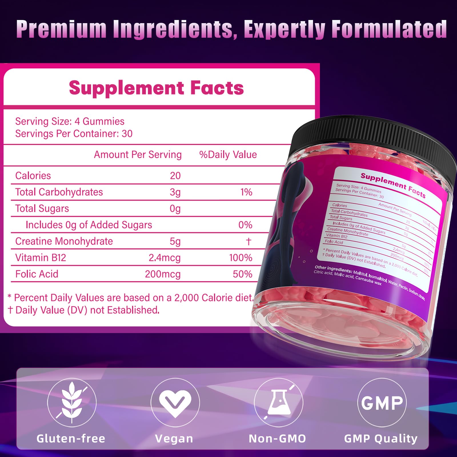 Gominolas CNDANTING veganas con pectina para consumo consciente